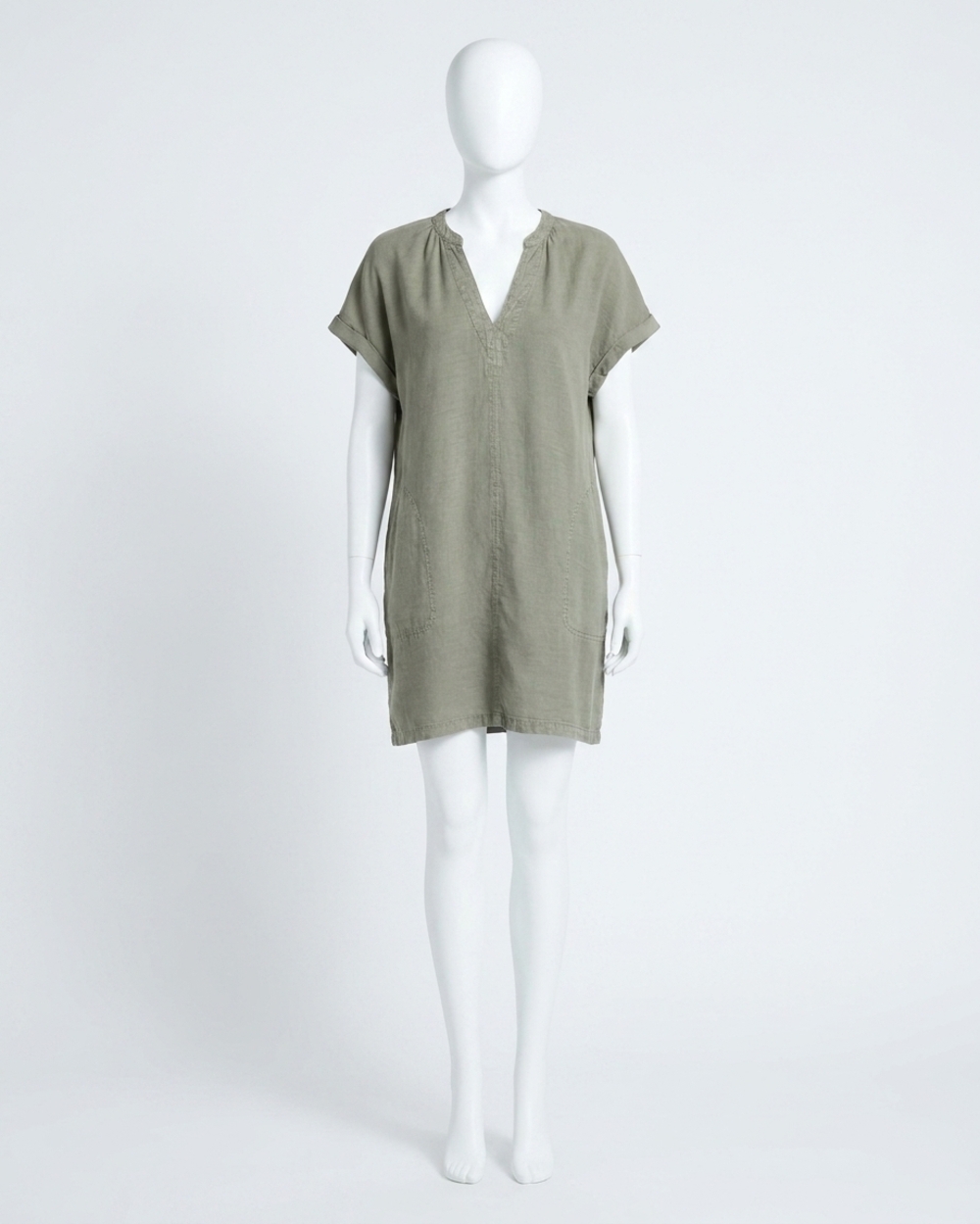 NEW SPLENDID lauren dress in soft vintage olive branch